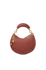 SMALL CHLOÉ BANANA ZIPPED HOBO IN SOFT LEATHER