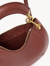 SMALL CHLOÉ BANANA ZIPPED HOBO IN SOFT LEATHER