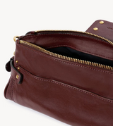 SMALL PADDINGTON BAG WITH STRAP IN GRAINED LEATHER