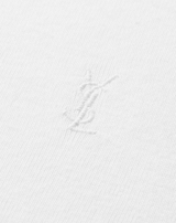 CASSANDRE T-SHIRT IN RIBBED COTTON JERSEY