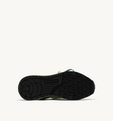 REELWIND SUPER VINTAGE SNEAKERS IN WHITE AND GREEN SUEDE AND NYLON