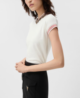 Jacquard Stretch Cotton-Jersey T-Shirt