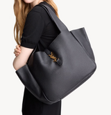 LE 5 À 7 BEA IN GRAINED LEATHER