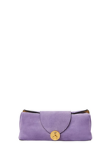 Vivian Suede Clutch