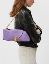 Vivian Suede Clutch