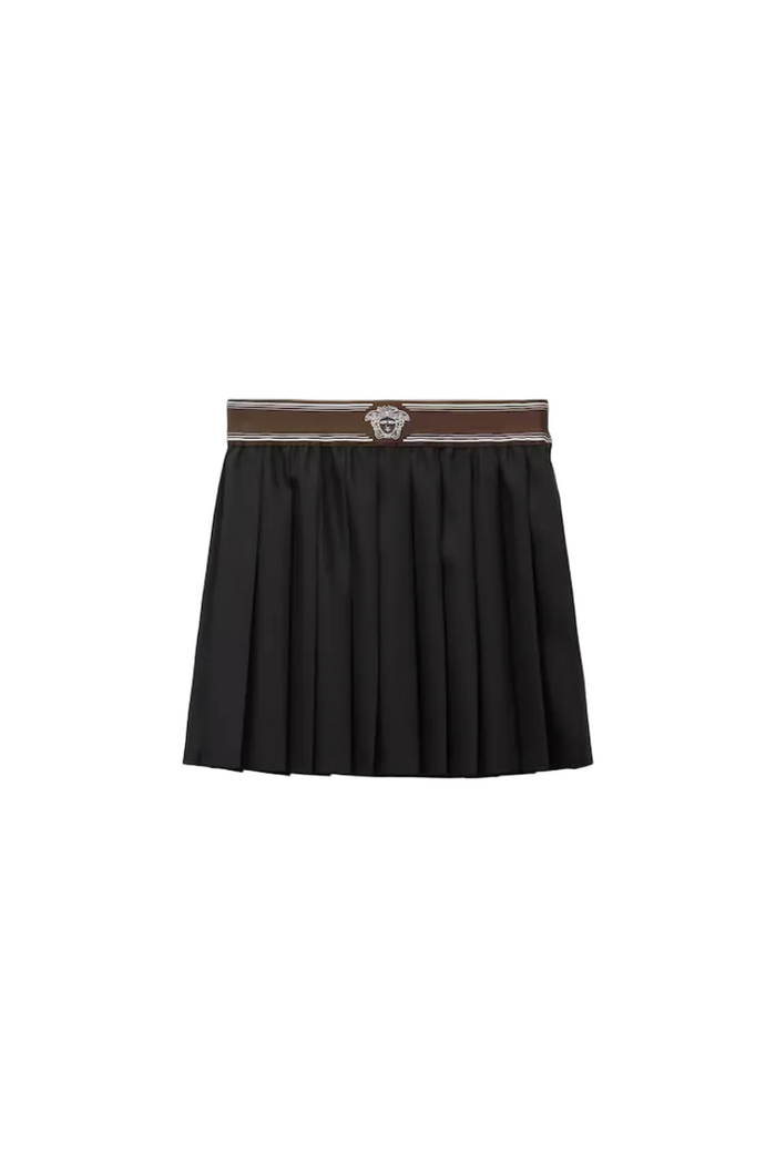 Pleated Wool-Mohair Mini Skirt – LISKAFASHION