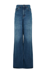 WIDE-LEG JEANS IN DENIM