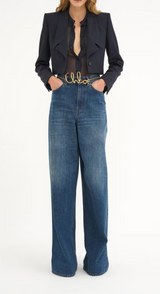 WIDE-LEG JEANS IN DENIM