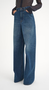 WIDE-LEG JEANS IN DENIM