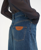 WIDE-LEG JEANS IN DENIM