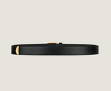 Voyou belt in shiny leather