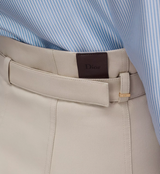 Mid-Length Belted Skirt