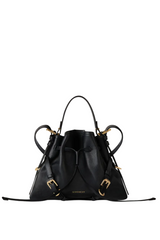 Small Voyou Bucket bag in shiny leather