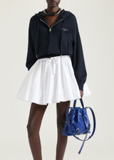 Zipped hoodie in wool and cotton with Givenchy Paris