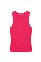 Slim fit tank top in cotton with Givenchy Paris print