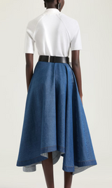 Polo in cotton and silk