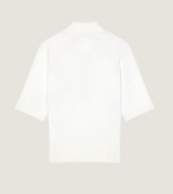 Polo in cotton and silk