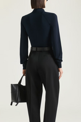 Polo in cotton and silk