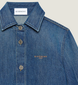 Shirt in medium blue denim