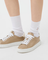 Greca Leather Sneakers
