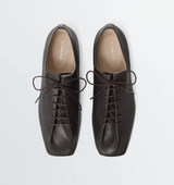 SOURIS FLAT CLASSIC DERBIES IN LEATHER