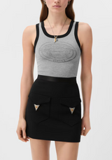 Printed Cotton-Jersey Tank Top