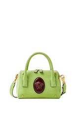 Roomy Small Suede Boston Bag