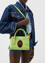 Roomy Small Suede Boston Bag