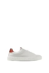 Greca Leather Sneakers