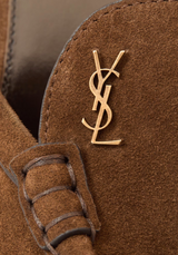 LE LOAFER MULES IN SUEDE