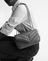 LOULOU SMALL IN MATELASSÉ LAMBSKIN