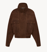 JACKET IN VINTAGE SPLIT LEATHER