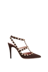 Rockstud Suede Pumps 100mm