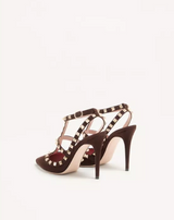 Rockstud Suede Pumps 100mm