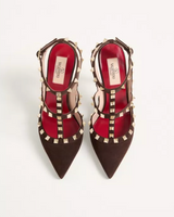 Rockstud Suede Pumps 100mm