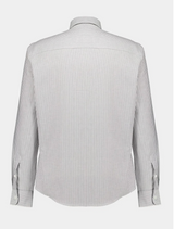 Stripped COTTON SHIRT WITH AMI DE COEUR