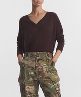 V-Neck Sweater in Baby Cashmere