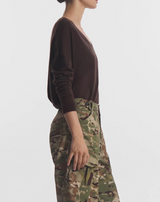 V-Neck Sweater in Baby Cashmere