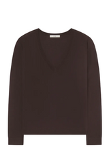 V-Neck Sweater in Baby Cashmere