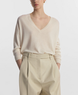 V-Neck Sweater in Fine Cashmere