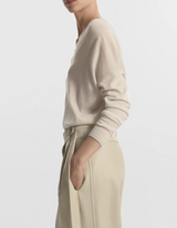 V-Neck Sweater in Fine Cashmere