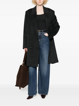 Wide leg denim dark blue
