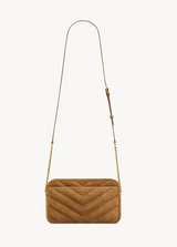 LOULOU CAMERA BAG IN MATELASSÉ SUEDE