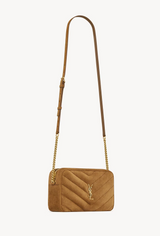 LOULOU CAMERA BAG IN MATELASSÉ SUEDE