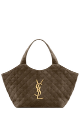 ICARE MEDIUM IN QUILTED SUEDE