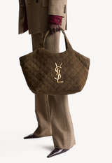 ICARE MEDIUM IN QUILTED SUEDE