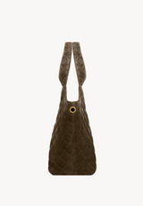 ICARE MEDIUM IN QUILTED SUEDE