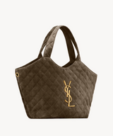 ICARE MEDIUM IN QUILTED SUEDE