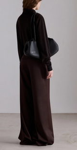 Chocolate Wide-Leg Trousers