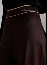 Chocolate Wide-Leg Trousers